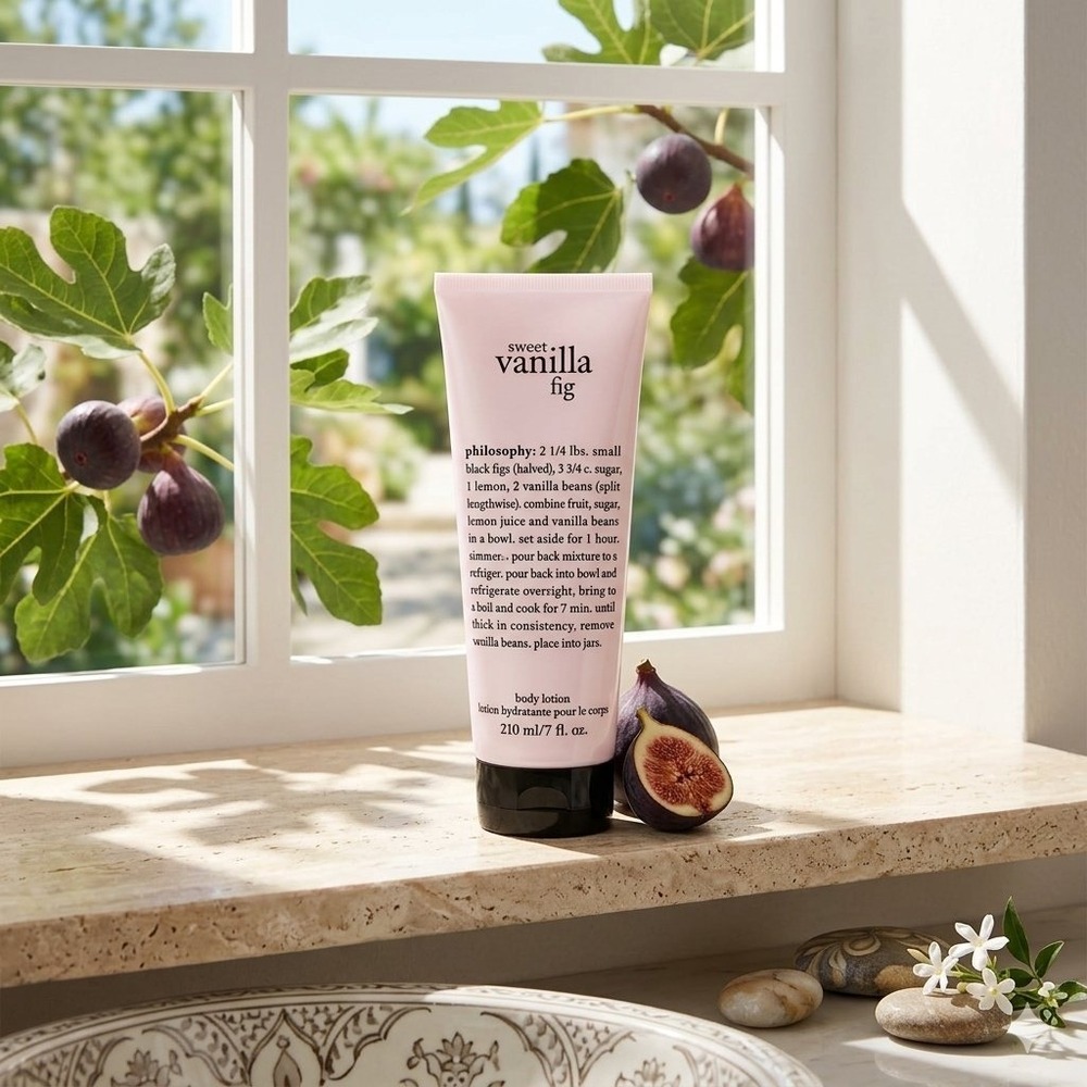 Philosophy Body Lotion 7oz New Sweet Vanilla Fig Moisturizer Body Lotion